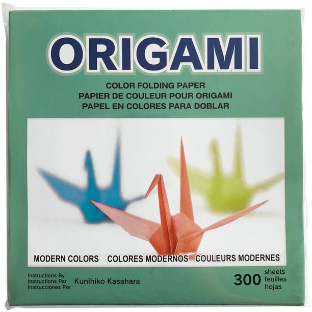 300 Pcs Origami Colored Safe Manual Paper Hand Craft Paper for Classroom Office
